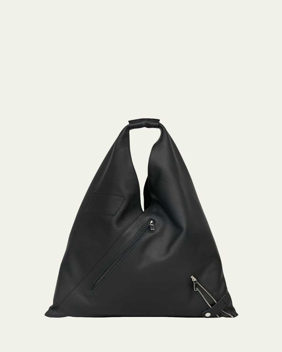 Classic Japanese Biker Leather Shoulder Bag